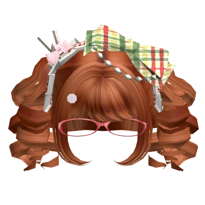 ♡ Sweet Twee Heisei Retro Curly Pigtails (Ginger