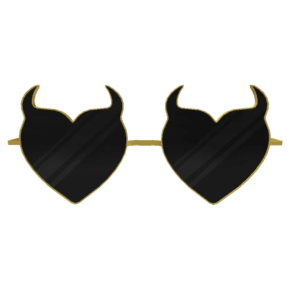 Demon Heart Glasses