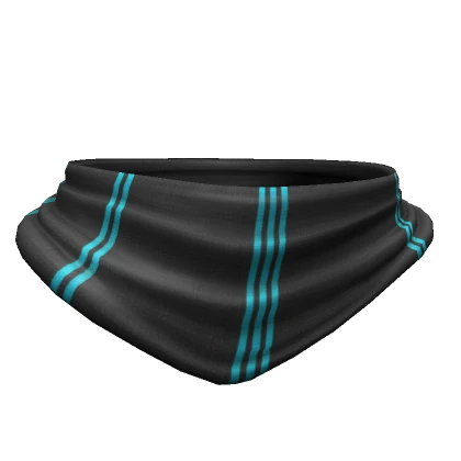 Black/Cyan Modern Scarf [1.0]