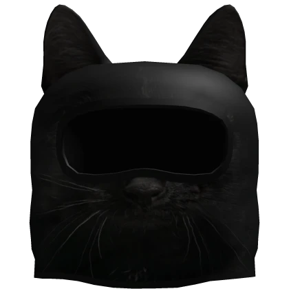 Black cat ski mask