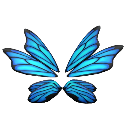 Whimsical Pixie Wings Blue