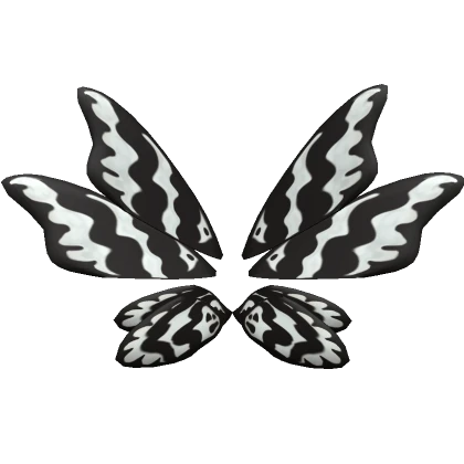 Whimsical Pixie Wings Black