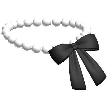 Pearl Bow Necklace
