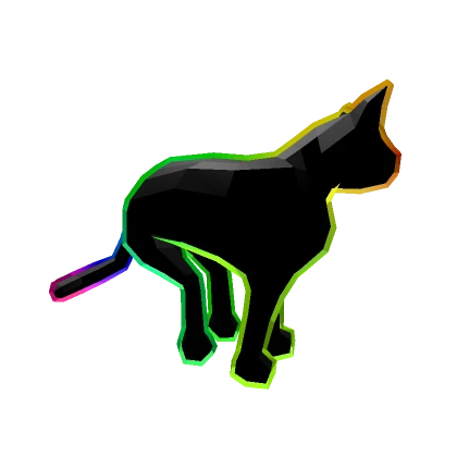 Cartoony Rainbow Cat