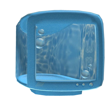 Frutiger Aero Eco Underwate Monitor Head🫧🌍🌿🐠🌐
