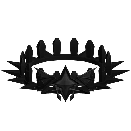 Black Vampire Cross Crown