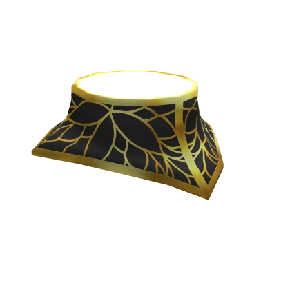 Tall Necklace Gold Black
