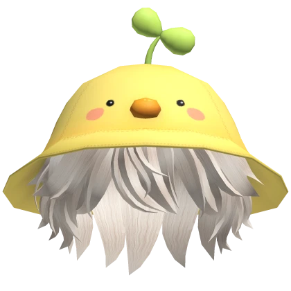 Duck Kindergarten Hat Messy Hair 🐤