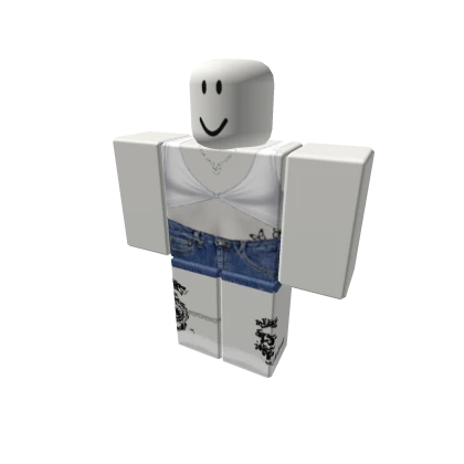 baddie outfit white crop and shorts w/chain ok u 