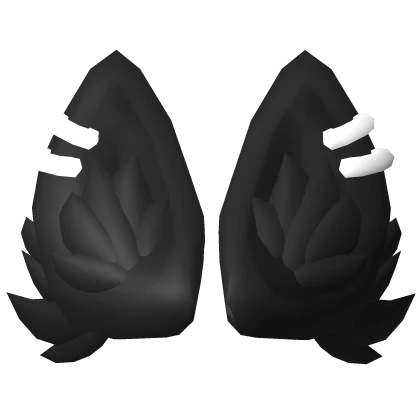 Black Goth Wolf Ears