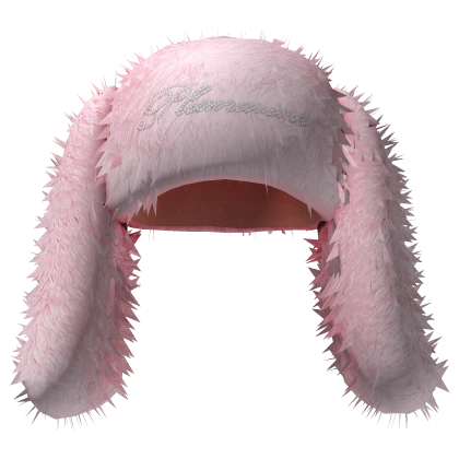 Fur Bunny Hat (Plumarine Pink)