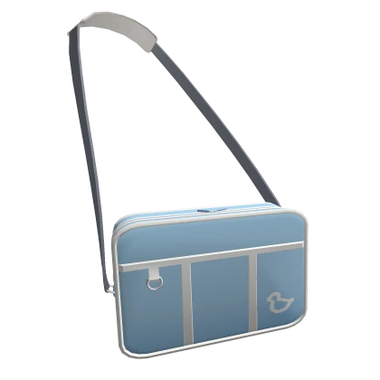 Blue Crossbody School Bag