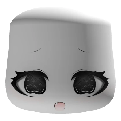 Shy Eyes W Cute Vampire Teeth Mouth