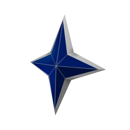 Blue Star [Silver] (For Fedora)