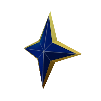 Blue Star [Gold] (For Fedoras)