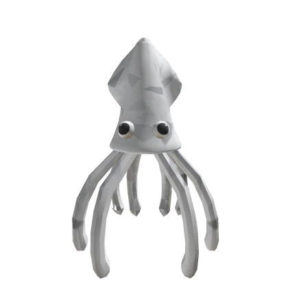 White Sparkle Time Squid