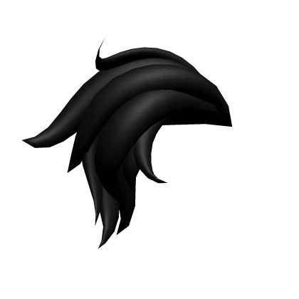 Emo Punk Mohawk - Black