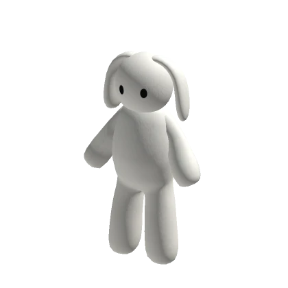 Cute White Bunny Plushie Suit Rabbit Costume