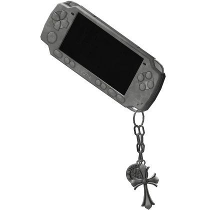 ✤ RETRO GAME CONSOLE W/ CHROME KEYCHAINS