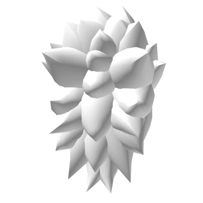 Big Fluffy Hair White