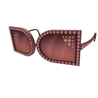 Semi Circle Sunglasses in Rose Gold