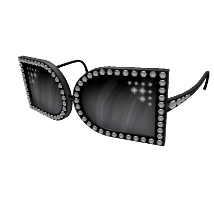 Semi Circle Sunglasses in Black