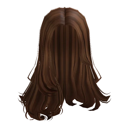 American Girl Long Hair in Brown Streaks