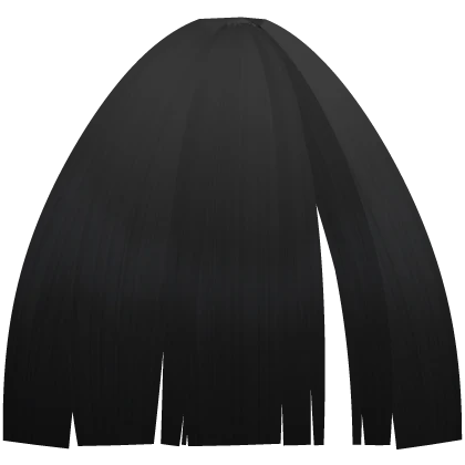 Black bangs extension low face cute cutecore