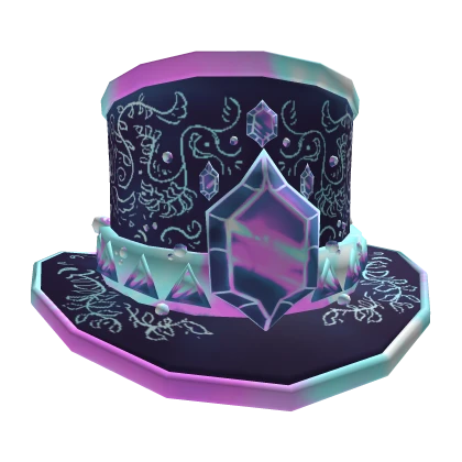 Cotton Candy Crystal Hat