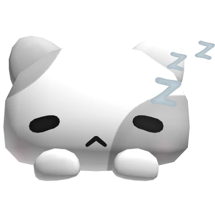 🤍 sleepy kitten on ur head zZz blue