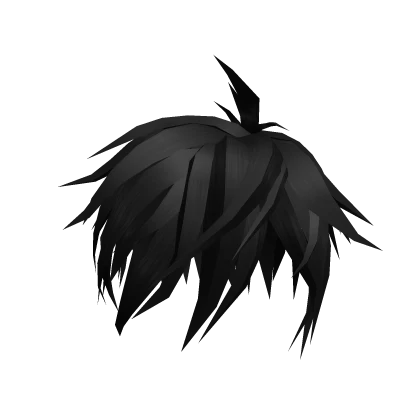 Messy Spiky Anime Boys Emo Hair (Black)