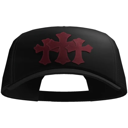 Chrome Hearts Cross Patch Trucker Hat | Forward