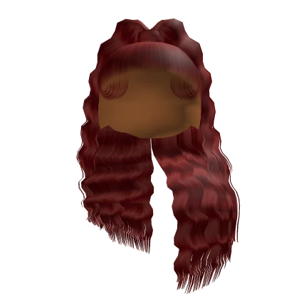 High Wavy Ponytail [Red]