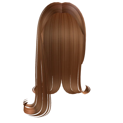 Straight 90s Office Chic Hair in Ginger