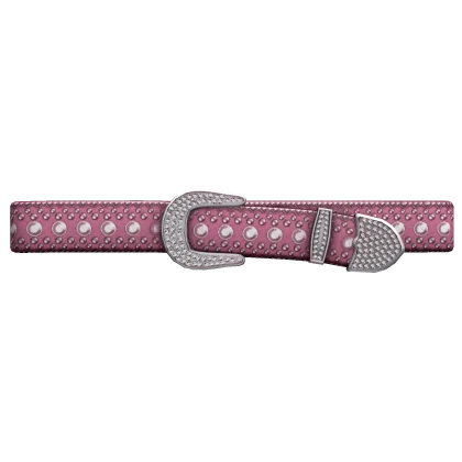 Pink Rhinestone Belt 1.0