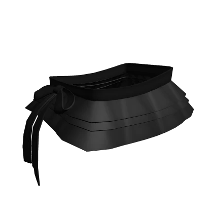 ♡ black frilly summer skirt w bow