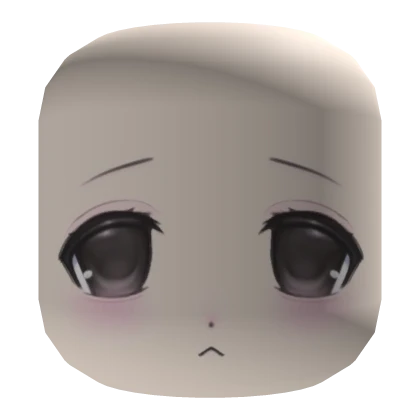 cute frowning chibi face ♡