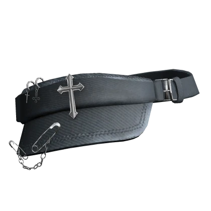 Blue Y2k Punk Visor