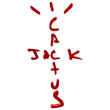 Cactus Jack Red - Travis Scott