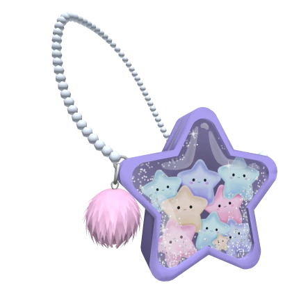 Kawaii Decora Star Crossbody Bag (Purple)