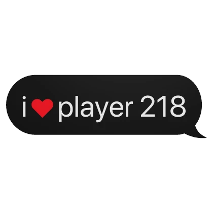 i heart player 218 Sang-woo squid game text 