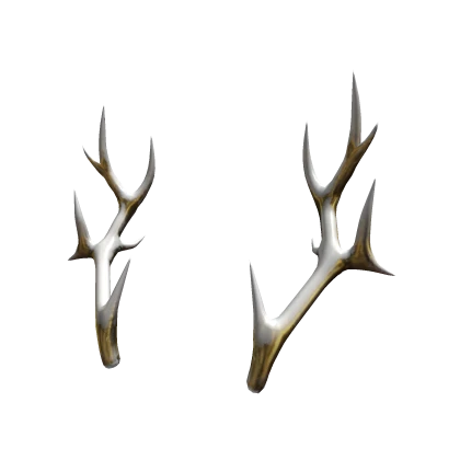[ pbr ] Snow Coated Gold Antlers [ v2 ]