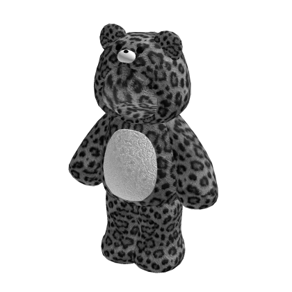 Grey Leopard Bear Onesie