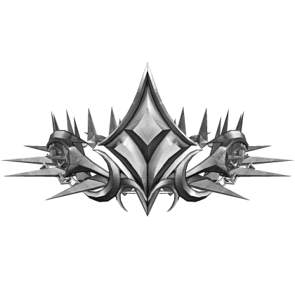 (⌛) Silver Spiky Crown