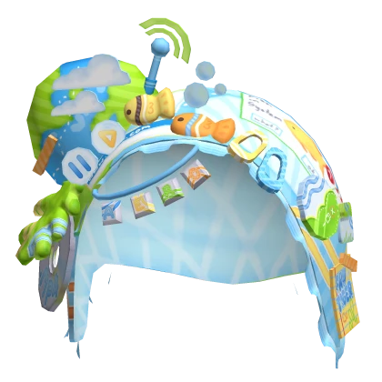 frutiger aero y2k 2010s aqua earthy headscarf