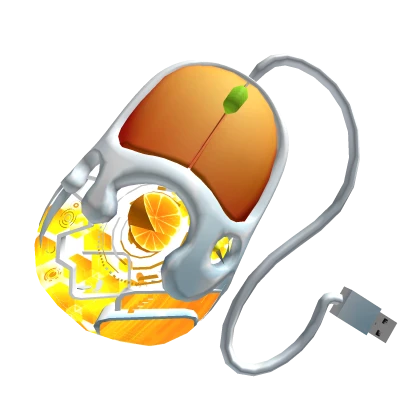 Frutiger Aero DORFic mouse (orange)