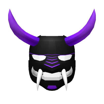 Devilish Purple Oni Mask