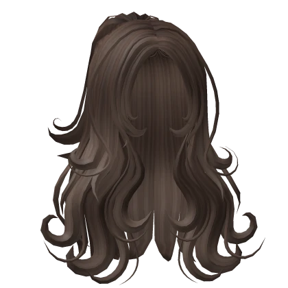 🍀Wavy Half Up Hair (Brown)