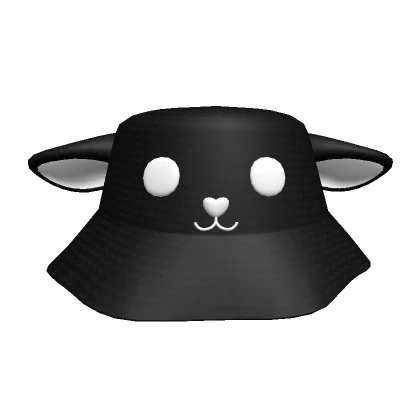 cute black sheep bucket hat