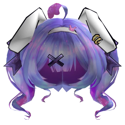 Miku pure Rabbit hole bunny blue pigtails low face